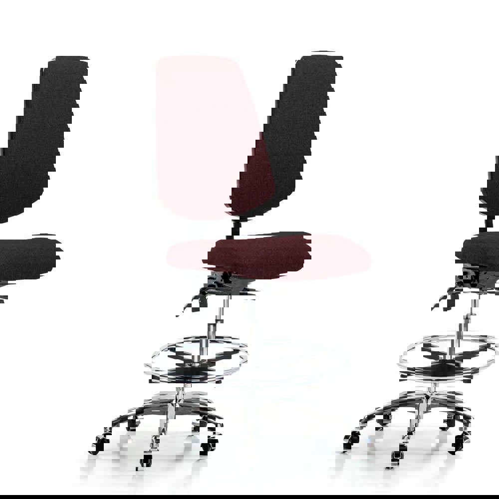 Task Chair: Olefin, Burgundy